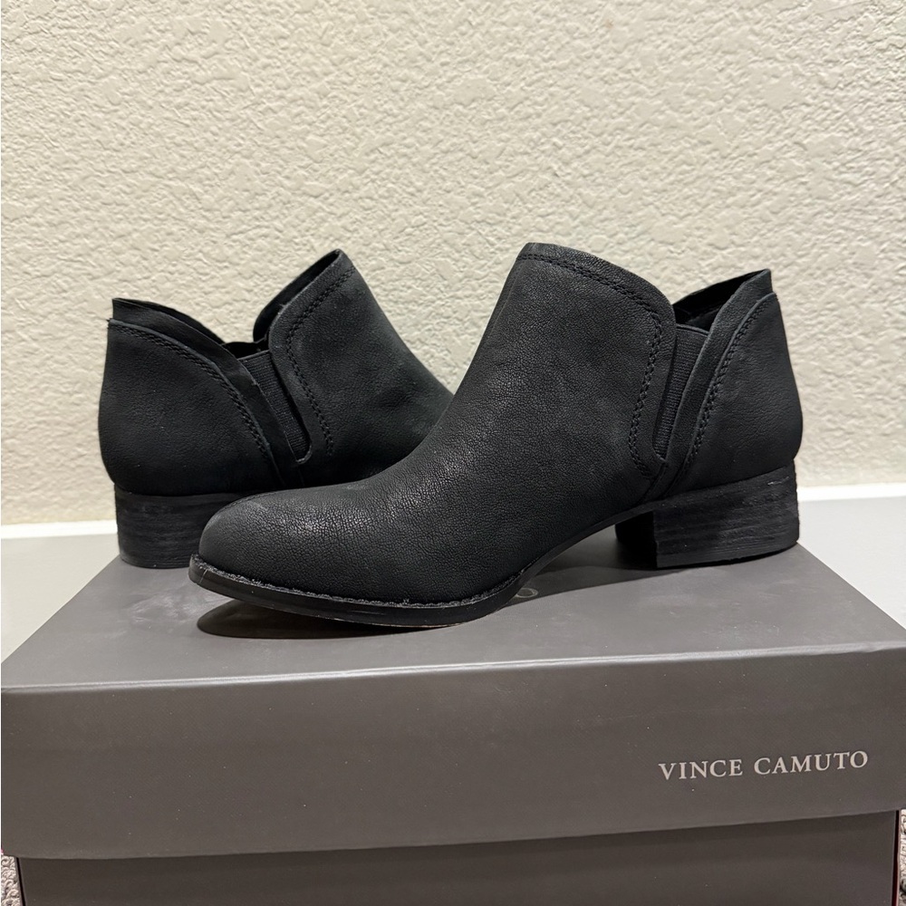 Vince Camuto Black Ankle Booties